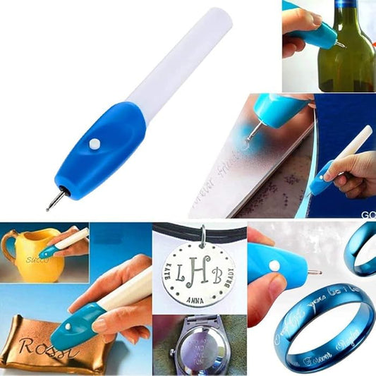 NOVEDOSO Lápiz Grabador de metal, madera y plastico
