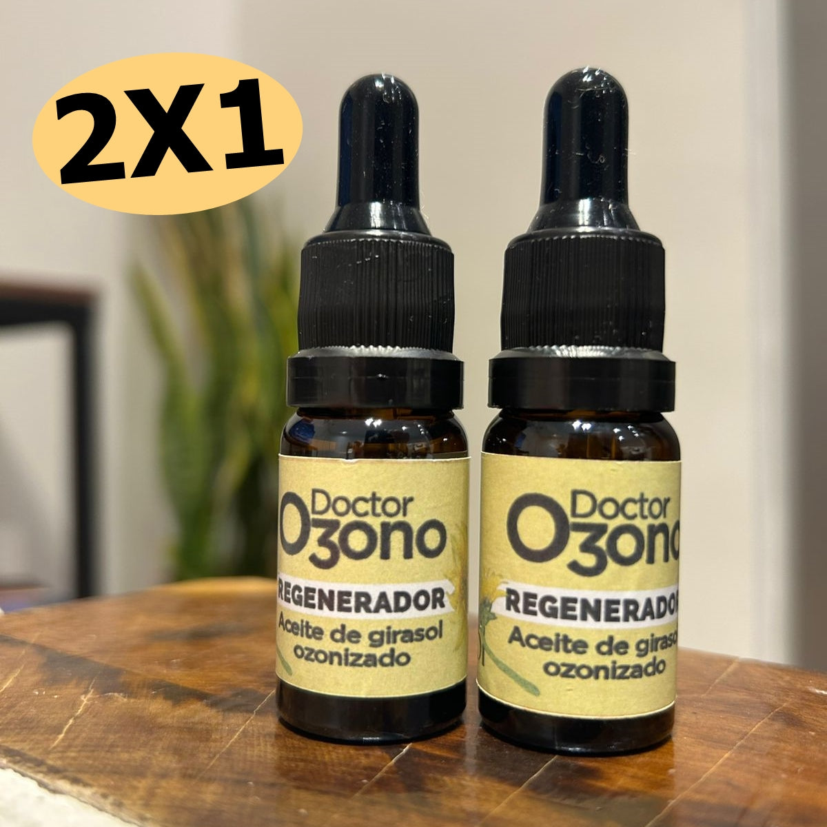 PROMO 2X1 = 175Mil - Aceite de Girasol Ozonizado Doctor Azono - Tratamiento Antifúngico