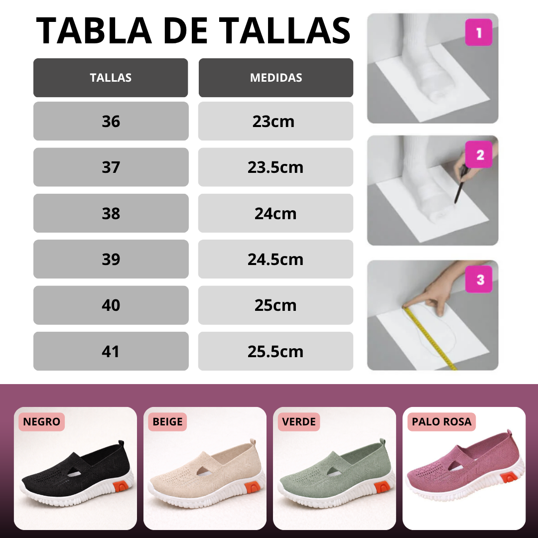 Confortables Zapatillas Ortopédicas Femeninas – OrtoPlus